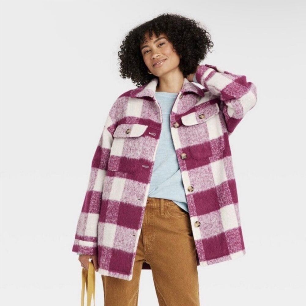 Universal Thread Oversized Brushed Shacket